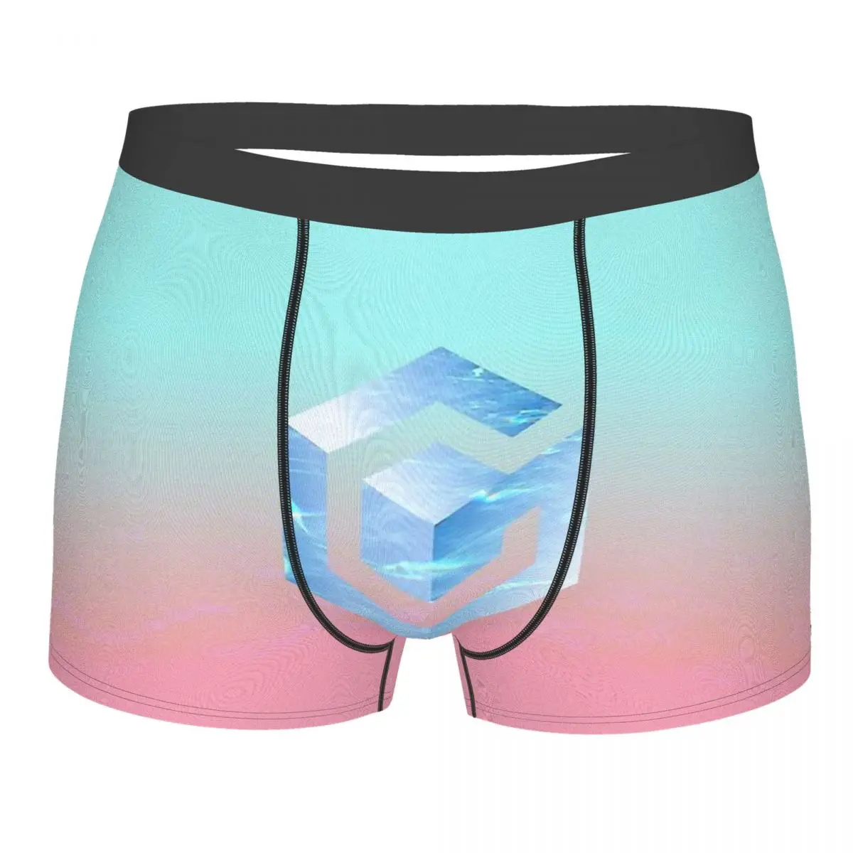 

Gamecube эстетика Vaporwave визуальное художественное стильное интернет-мемы Ретро Трусы Дышащие трусики Мужское нижнее белье вентилируемое