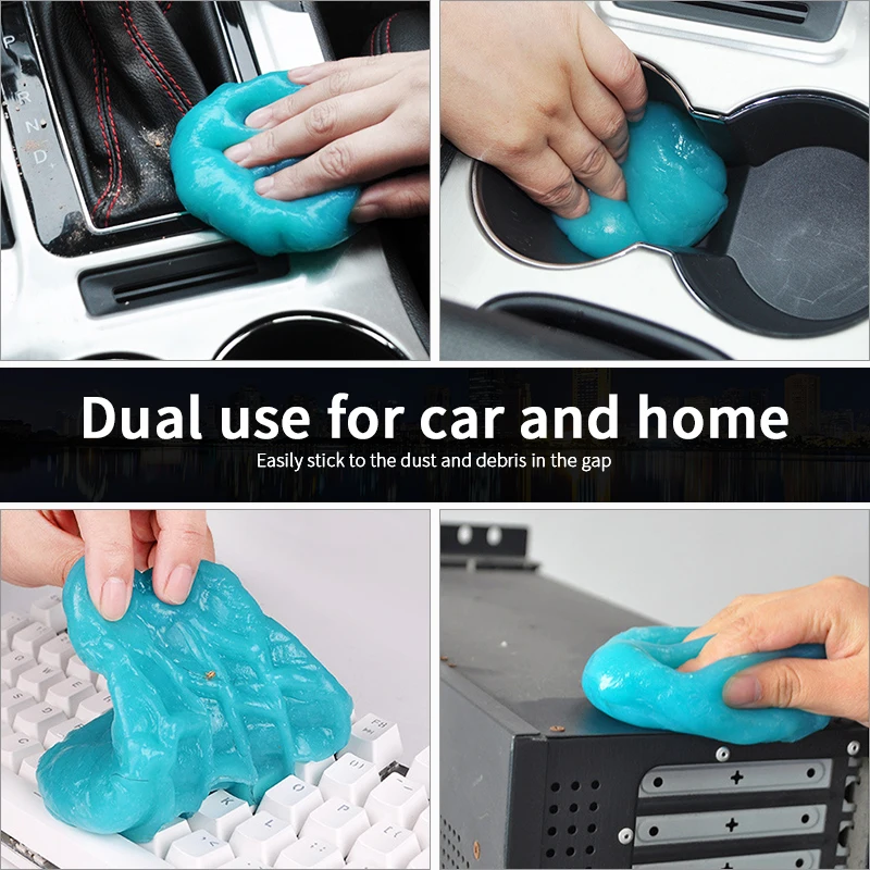 

70g Car Interior Cleaning Glue Slimes for Cleaning machine Tools Dust Remover Gel Care home computer Keyboard Slime Cleaner Gel