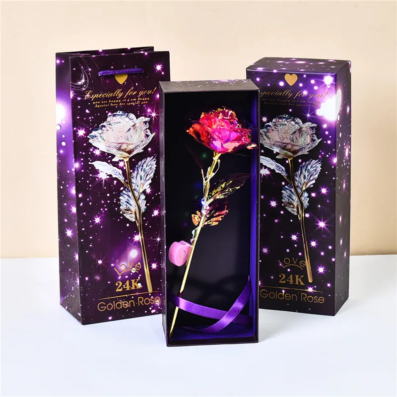 

ZLJQ Valentine's Day Confession Props Led Rose Bouquet Party Small Gifts Wedding Gifts for Guests Wedding Photos Home Decoration