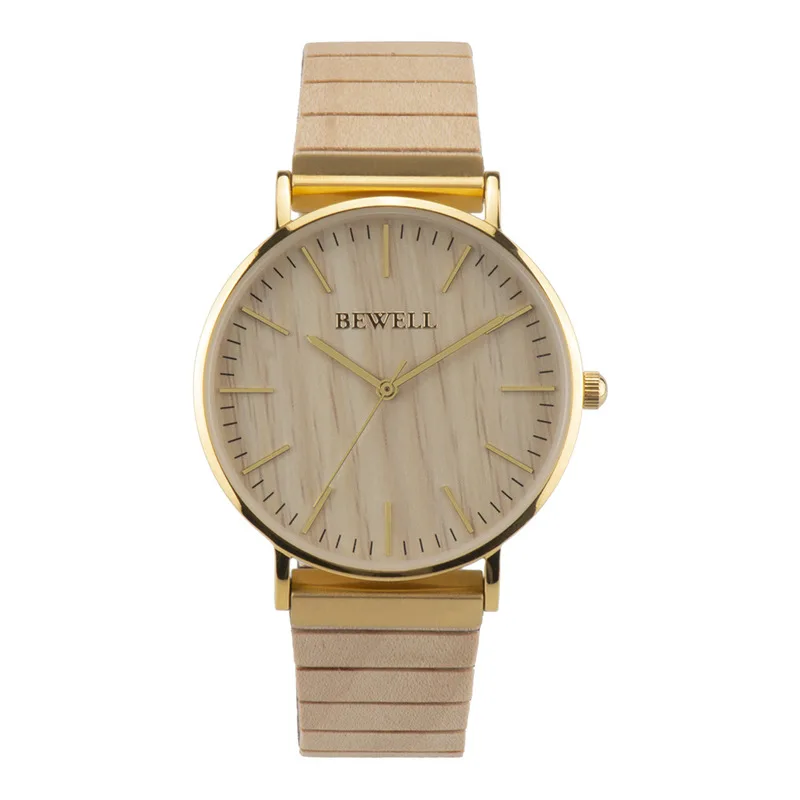 

2020 Special Offer Real Bewell Brand Wood Table Between And The Steel Fashion Leisure Men's Watch Source Can Be A Undertakes