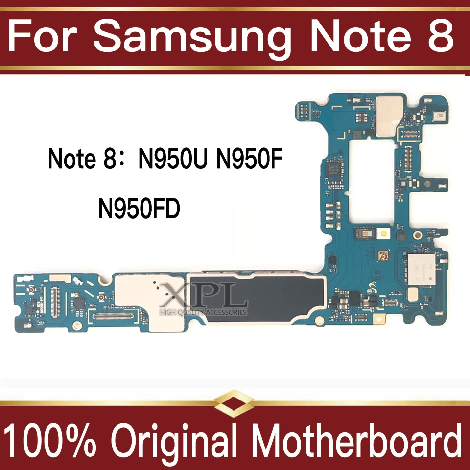100% протестированная разблокированная Логическая плата для Samsung Note 8 материнская
