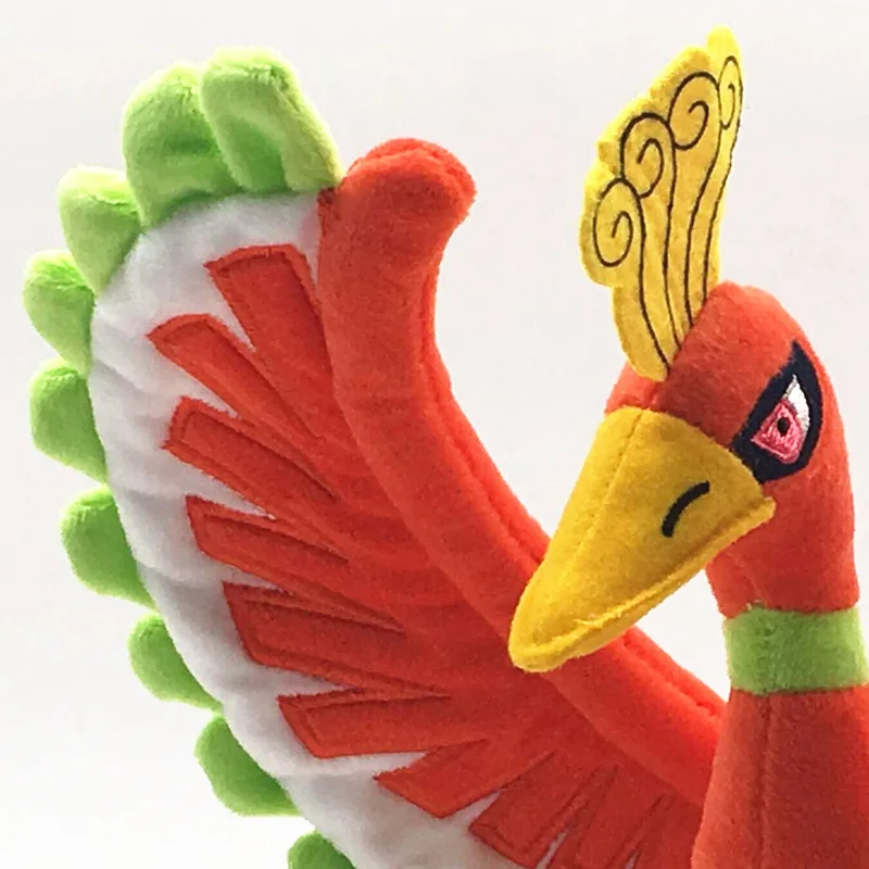 

30cm Height Ho-oh Shiny Cute Plush Toy Pp Cotton Kids Birthday Christmas