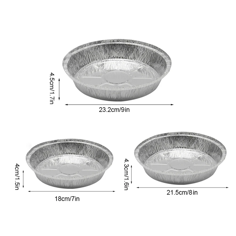 Одноразовая фольга лоток из олова круглая капельная сковорода для барбекю