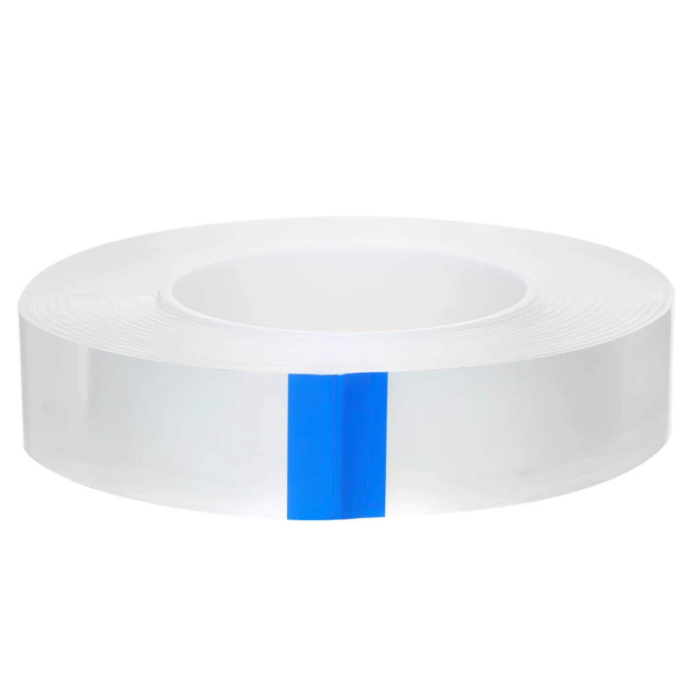 Моющаяся клейкая нано лента многоразовая силиконовая бесследная