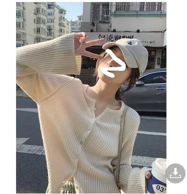 

2021 Early Autumn New Lazy Wind Long Sleeve Top FemaleRachel