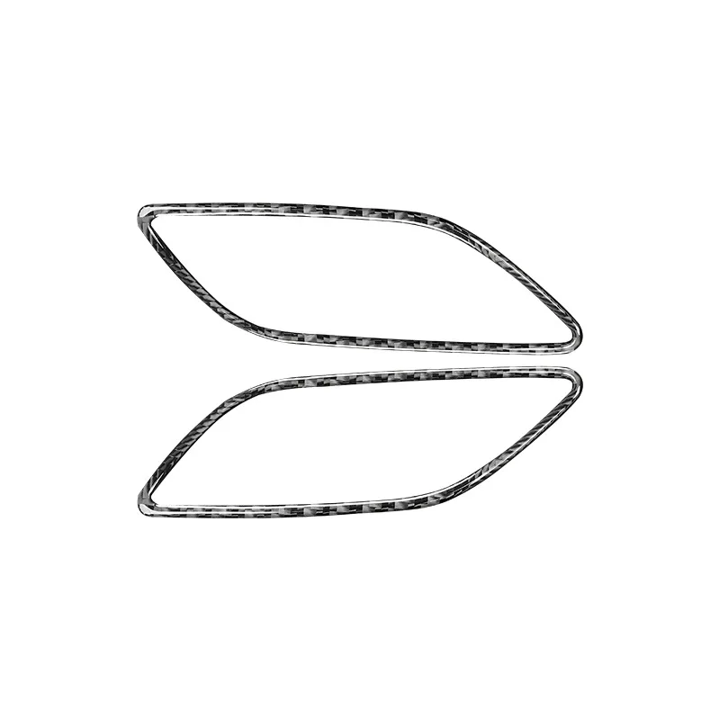 

For Audi A4L B8 A5 2009-2016 Real Carbon Fiber Other Interior Accessories Dashboard Outlet Frame Trim Stickers Car Stylying