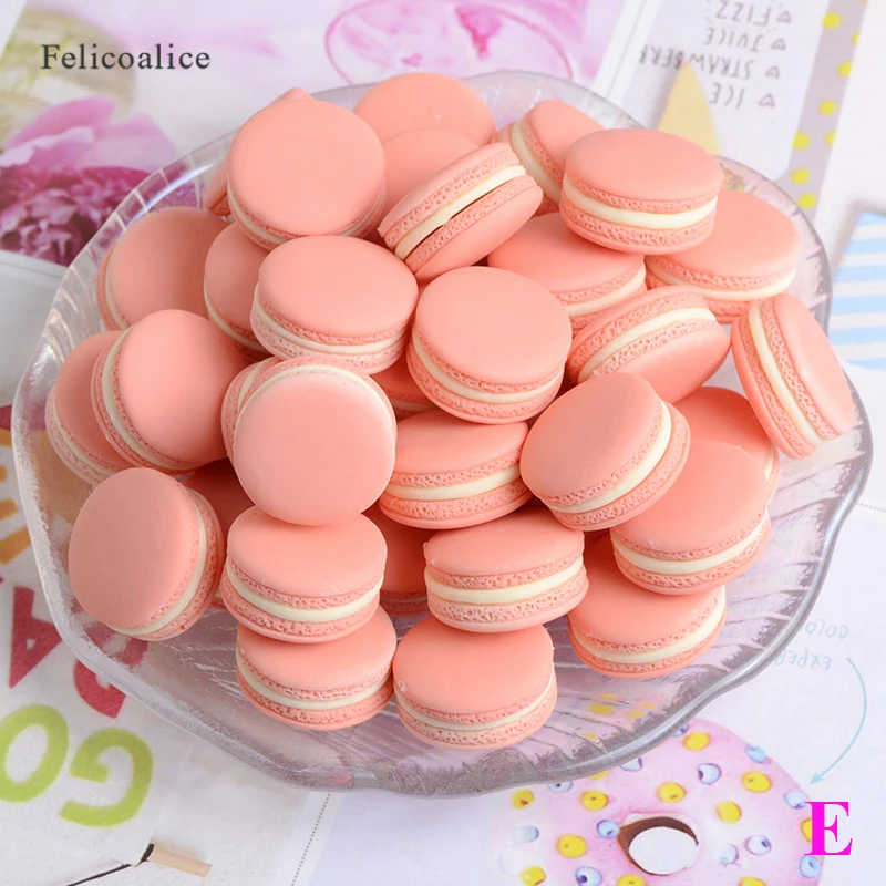 

6pcs 13*23mm Simulation Fake Macaron Props Food Photography Decor Food Model Dessert Table Snack Decoration Artificial Cake