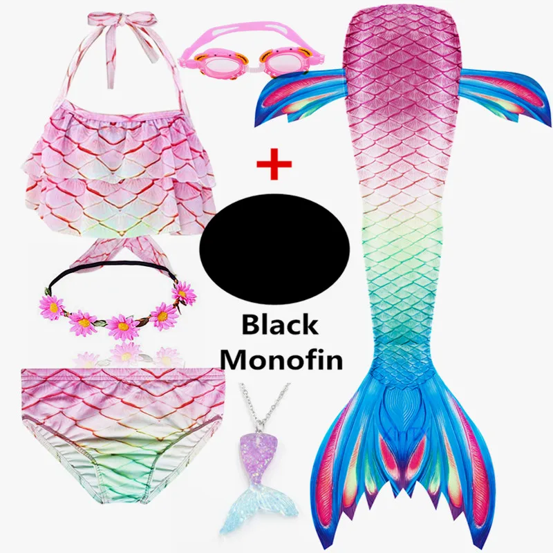 Необычные Красивые Новые хвост русалки купальные костюмы с моноластами для
