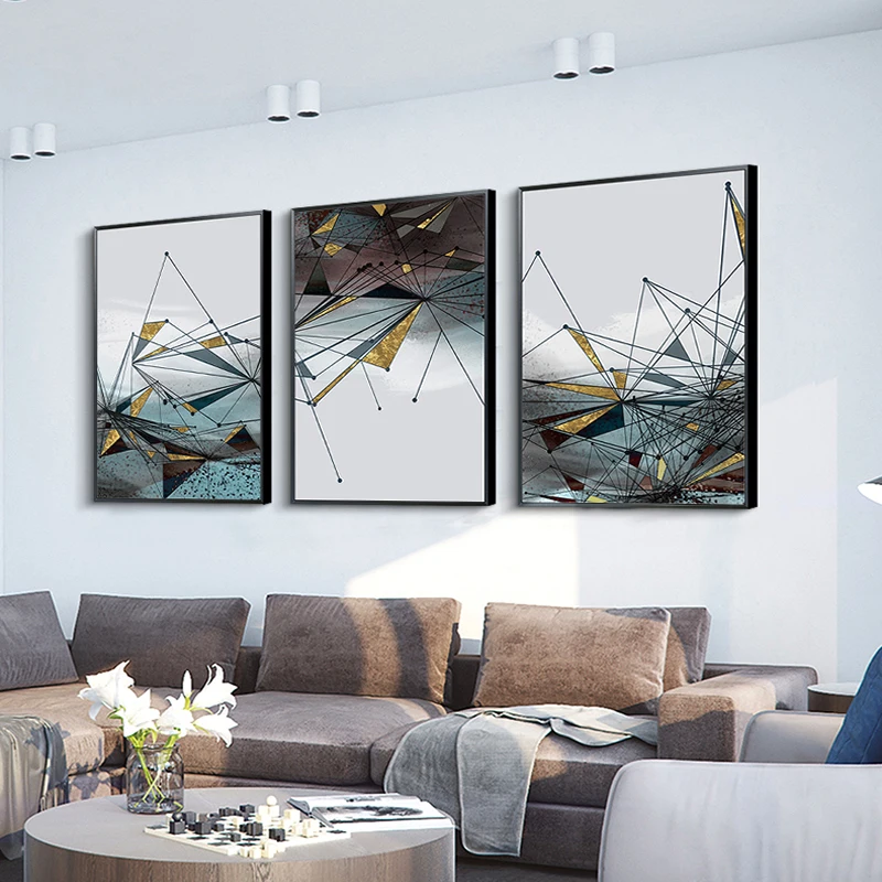 

Canvas Painting Poster and Print Living Room Bedroom Background Wall Art Picture Decoration Painting Modern Simple Abstract Home