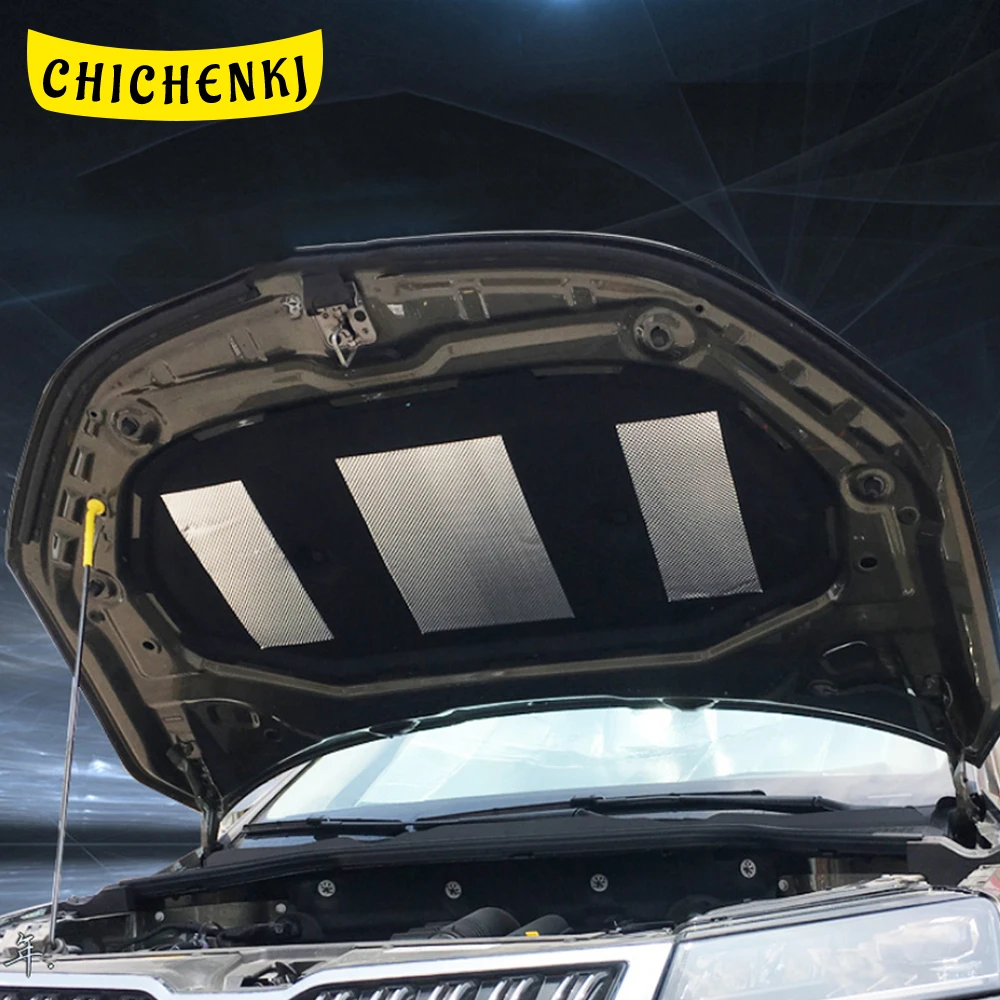 

For Skoda Karoq 2017-2021 Car Heat Sound Insulation Cotton Front Hood Engine Firewall Mat Pad Cover Noise Deadener Accessories