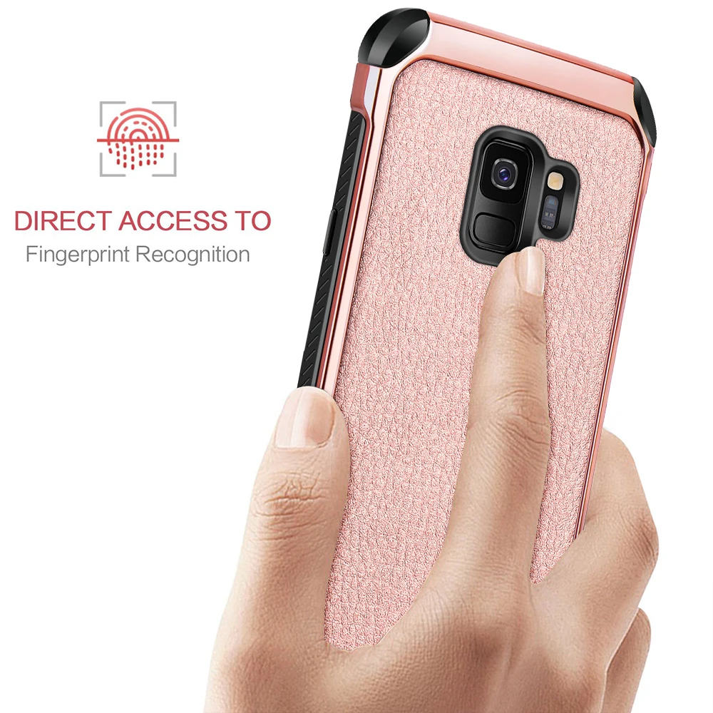 Ударопрочный чехол LAPOPNUT Litchi Grain 2 в 1 для Samsung Galaxy A6 A7 A8 J6 J4 Plus 2018 A3 A5 J3 J5 2017