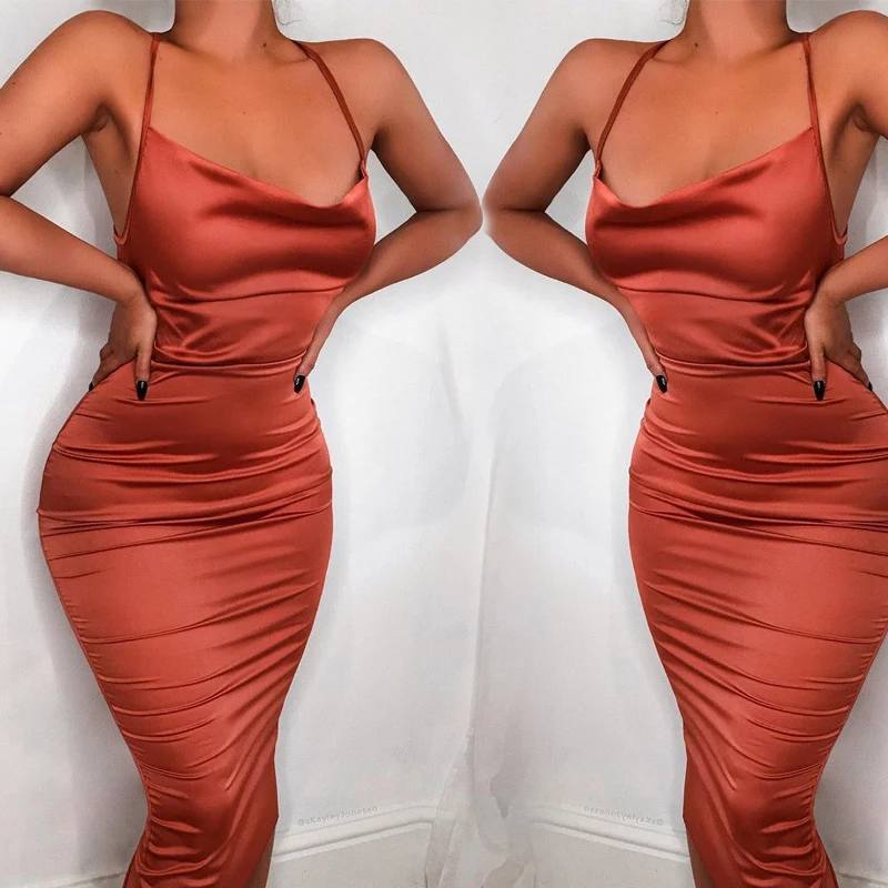 Сексуальное облегающее летнее платье с открытыми плечами женское открытой