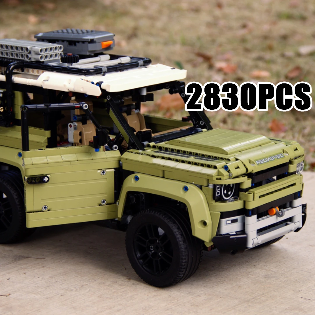 Новинка 93018 Lepinblocks Land Rovers Defender Совместимость с legoset 42110 строительные блоки кирпичи