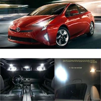 led interior car lights for toyota prius 4th 2016 room dome map reading foot door lamp error free 10pc