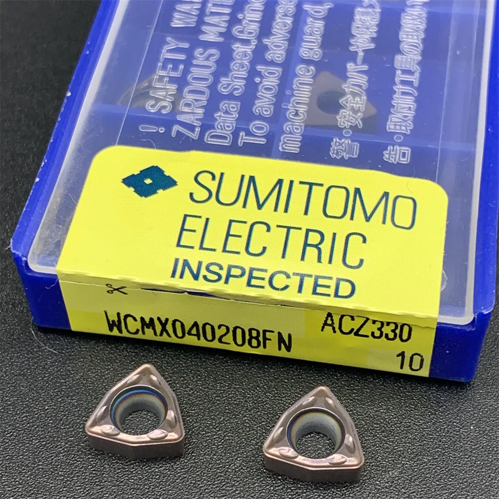 

Вставки WCMX040208FN из карбида стали и нержавеющей стали, 10 шт.