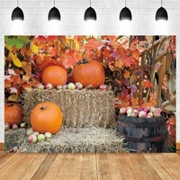 yeele photography autumn farm backdrops hay block pumpkin baby portrait background photographic photozone for photo studio prop