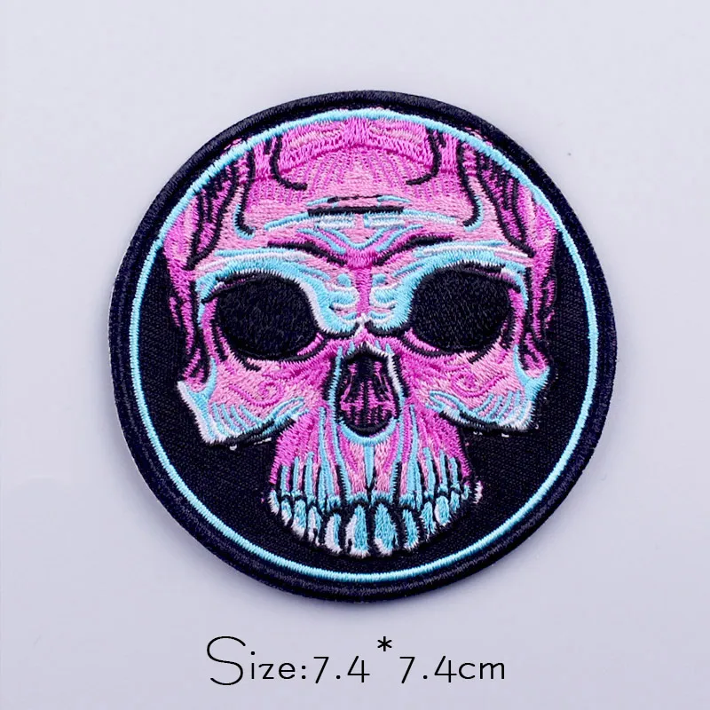 

Gorilla Strong Bear Patch Ecusson Thermocollants Embroidered Patches For Clothing Punk Skeleton Patch Iron On Patches On Clothes