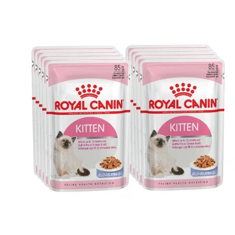 Royal Canin Kitten Instinctive пауч для котят (кусочки в желе 24*85 г.) | Дом и сад