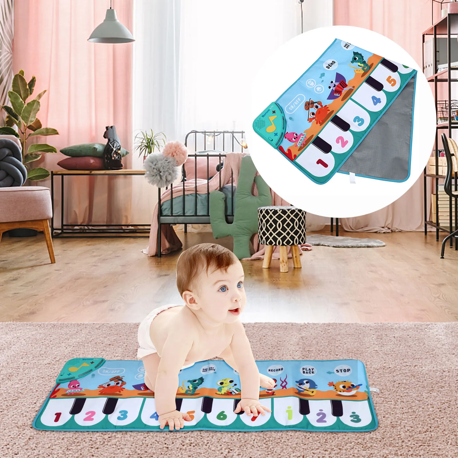 

Musical Toys For Toddlers Piano Mat For Kids Dancing Toys Educational Toy
