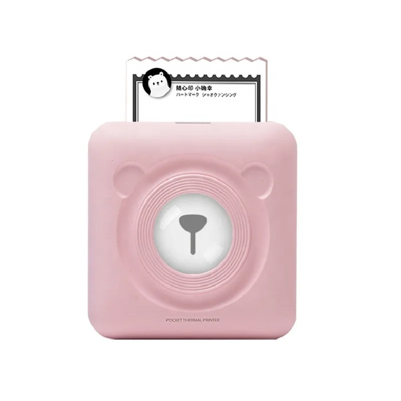 

Portable Thermal Bluetooth Printer Mini Photo Pictures Printer For Mobile Android iOS Phone 58mm Pocket Machine