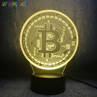 bitcoin led night light usb touch sensor 7 colors changing novelty lighting child kid holiday gift bedroom decor 3d lamp bitcoin