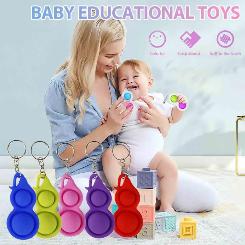 

2021 New Funny Antistress Toys Push Bubble Fidget Sensory Toy Autism Special Needs Stress Reliever Toys Squishy Kids Toys Gift