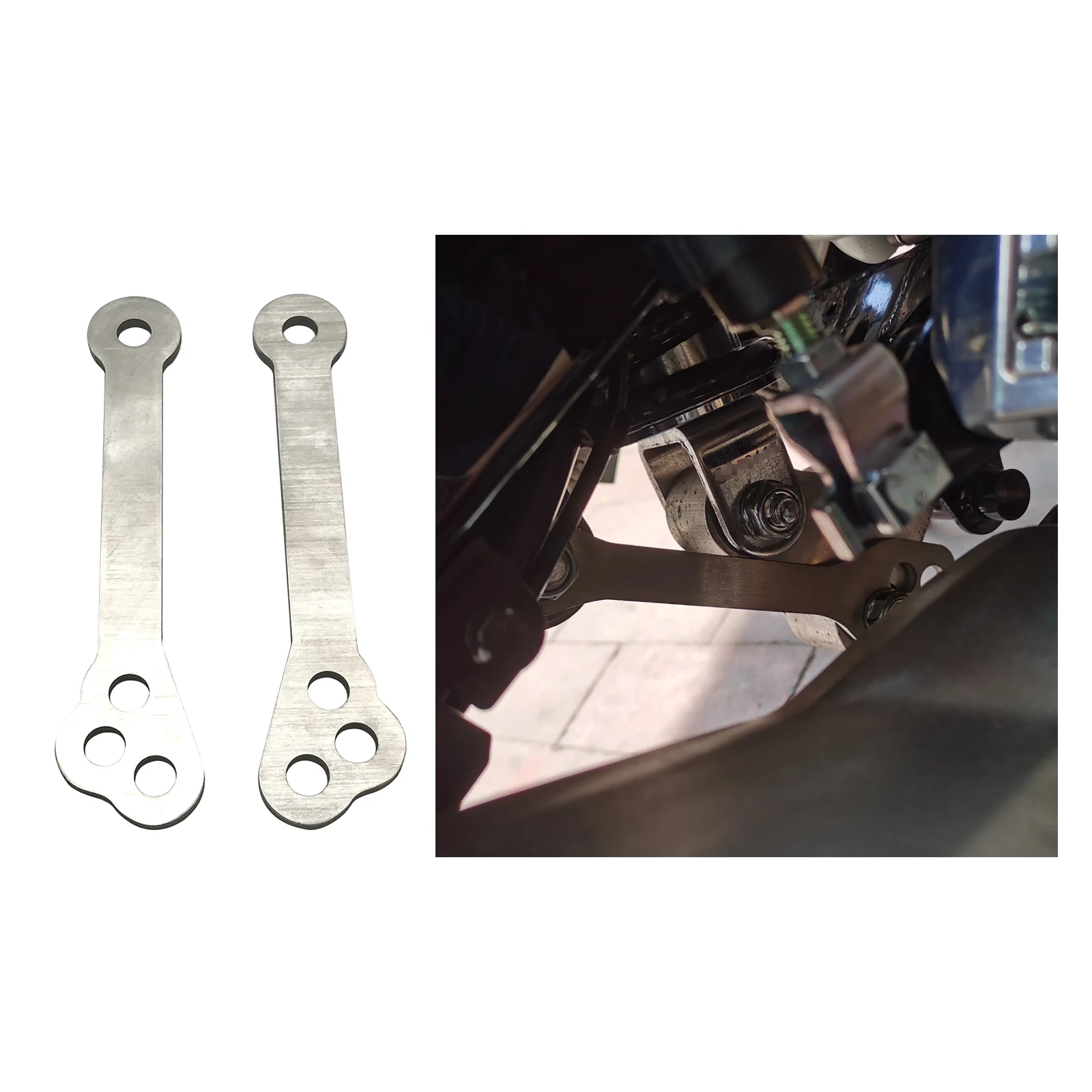

Metal Motorcycle Lowering Links Kit Lower the Body Fits for HONDA CB400X CB500X 2019-2021 Replacement Parts Durable