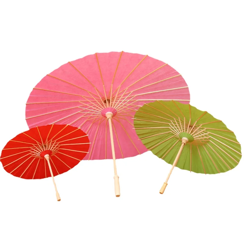 Зонтик из бамбуковой бумаги 1 шт. 60 см | Дом и сад