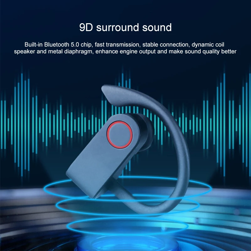 TWS Bluetooth 5 0 наушники CVC шумоподавление водонепроницаемые стерео спортивные с