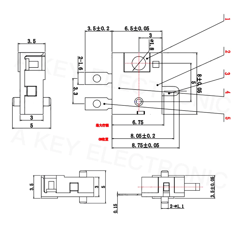 30 шт. концевой выключатель для вспышки | Обустройство дома