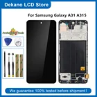 Черный ЖК-дисплей для Samsung Galaxy A31, A315, A315F, A315FDS, A315GDS, A315G, A315N, сенсорный экран, дигитайзер, рамка, инструменты в сборе