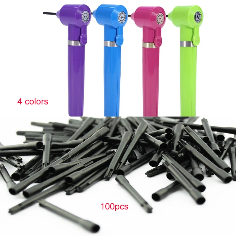 

100 шт., пластиковые палочки для смешивания татуировок