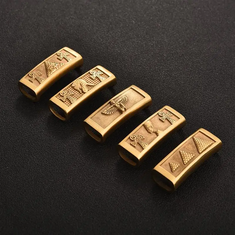 Нержавеющая сталь горка амулеты Древний Египет большое отверстие 6x12 мм плоский