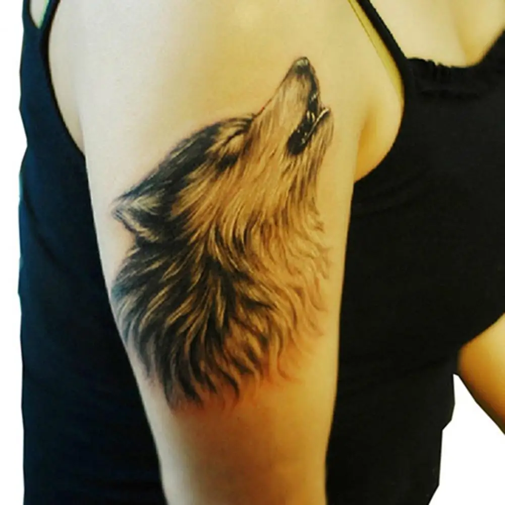 

50% Hot Sale Sticker Creative Removable Water Film Paper Animal Temporary Tattoo Sticker for Holiday