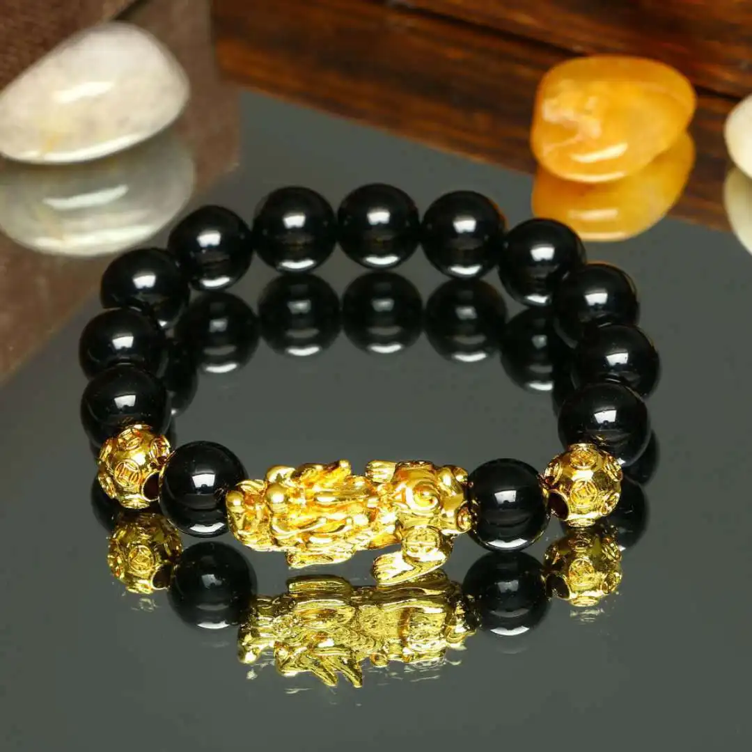 

Guardian Bracelet Bring Luck Wealth Beads Strand Bracelets Chinese Fengshui Wristband Unisex Wealthy Bracelets For Men Women