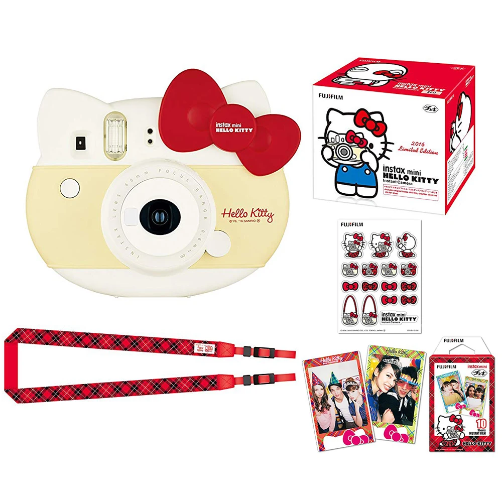 Fujifilm Instax Mini 8 Kitty Ограниченная серия мгновенных фотокамер с 10 листами Пленка
