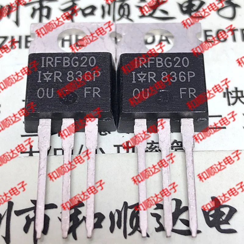 

10pcs/lot IRFBG20 New Spot TO-220 1000V 1.4A
