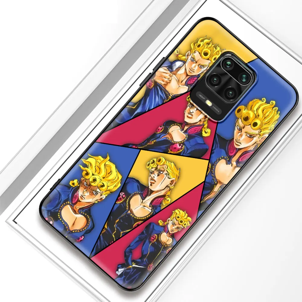 

JoJo Bizarre Adventure Silicone Case Funda For Xiaomi Redmi Note 9T 9S 9 8 K40 Pro 8T 8A 9A 9C 7 7A 6 6A Black Shell Cover Coque