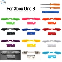 yuxi 12 colors replacement lb rb bumpers trigger button and t6 t8 screwdrivers repair tools for xbox one s slim controller