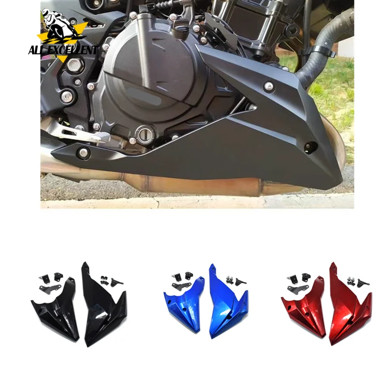 

Обтекатель спойлера двигателя для KAWASAKI Z400 2018 2019 2020, вторичный рынок, обтекатель мотоцикла, защитная крышка Bellypan, черный, красный, зеленый