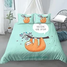 Комплект постельного белья для детей, с принтом Ленивца, 23 шт.