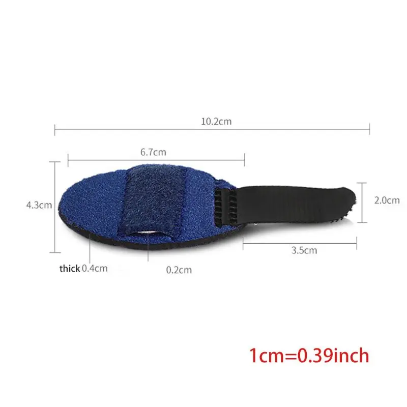 

1Pc Adjustable Finger Splint Alloy Fixation Support Brace Corrector Oval Strap for Straightening Trigger Finger Pain Relief