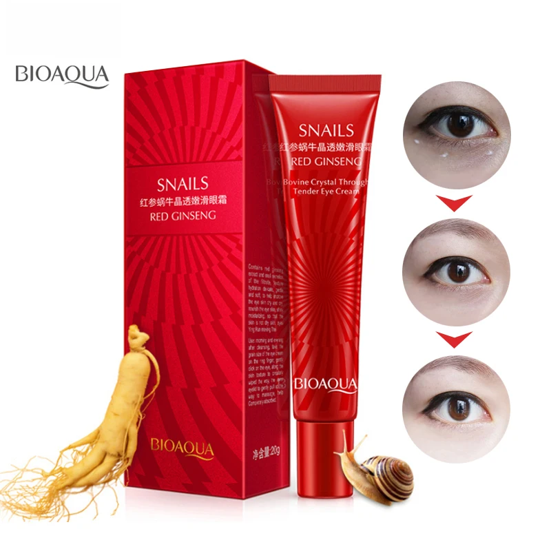 BIOAQUA бренд экстракт из улиток глаз увлажняющий крем выцветает линии макияж гель