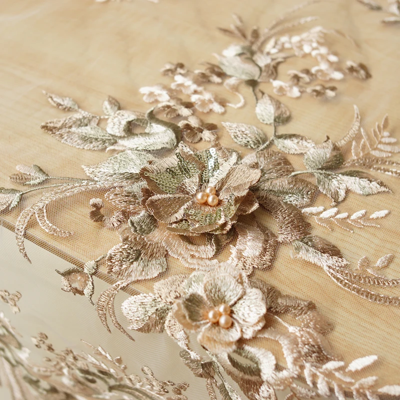 W105 тяжелые Промышленные трехмерные наклейки вышивка бисером мягкая сетка