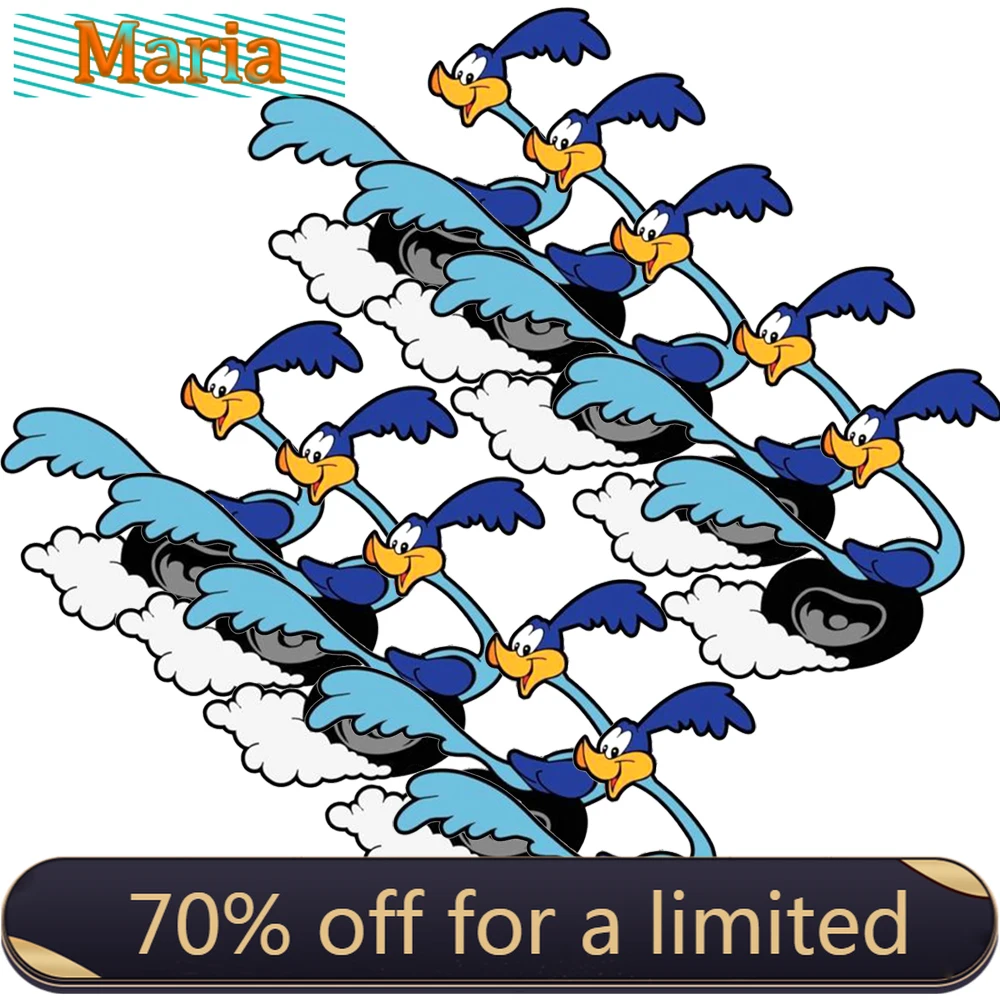 

Road-Runner Graffiti Stickers Styling Bumper Sunscreen Decal Auto JDM JEEP Van bike offroad RV A4 Q3 Polo Deco Meterial