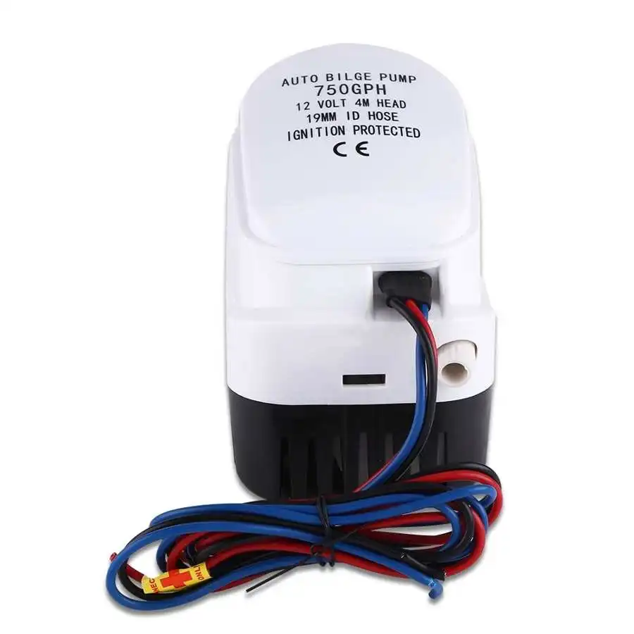 

Bilge Pump 12V 750GPH Automatic Submersible Bilge Water Pump With Float Switch For Boat bomba Boat Bilge Water Pump