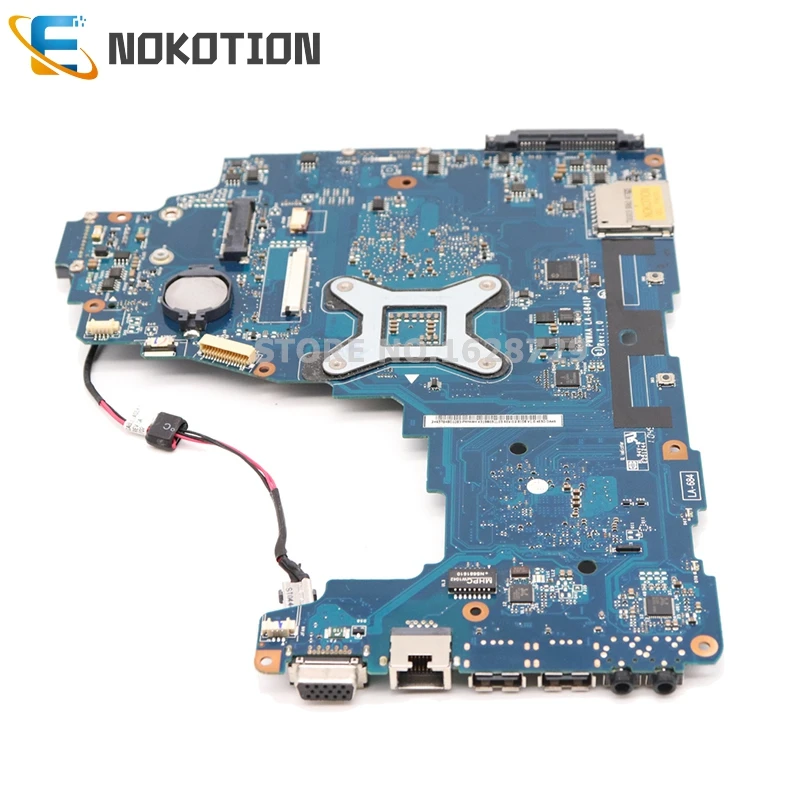 NOKOTION материнская плата для ноутбука Toshiba Satellite C660 основная плата K000111590 PWWAA LA-6841P GL40 DDR3 Бесплатный процессор