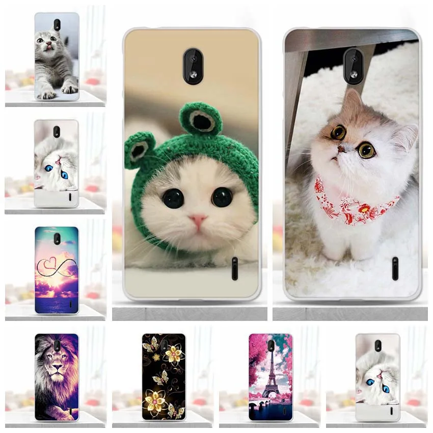 Модный чехол с узором для телефона Nokia 1 Plus Мягкая силиконовая задняя крышка 2019 TA