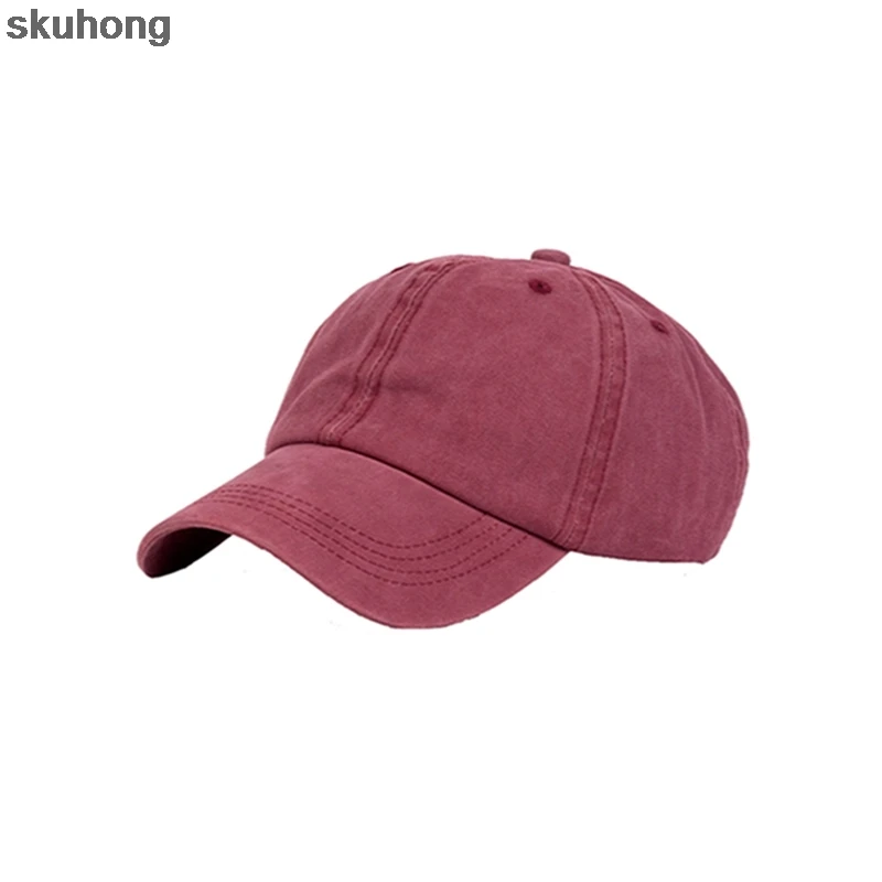 

Cap Women Men Washed Cotton Baseball Cap Unisex Casual Adjustable Caps Outdoor Sports Hat Trucker Snapback Hats