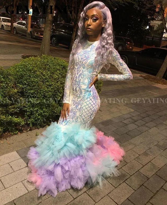 Сексуальные прозрачные Серебряные Кружева Русалка черные перья африканские